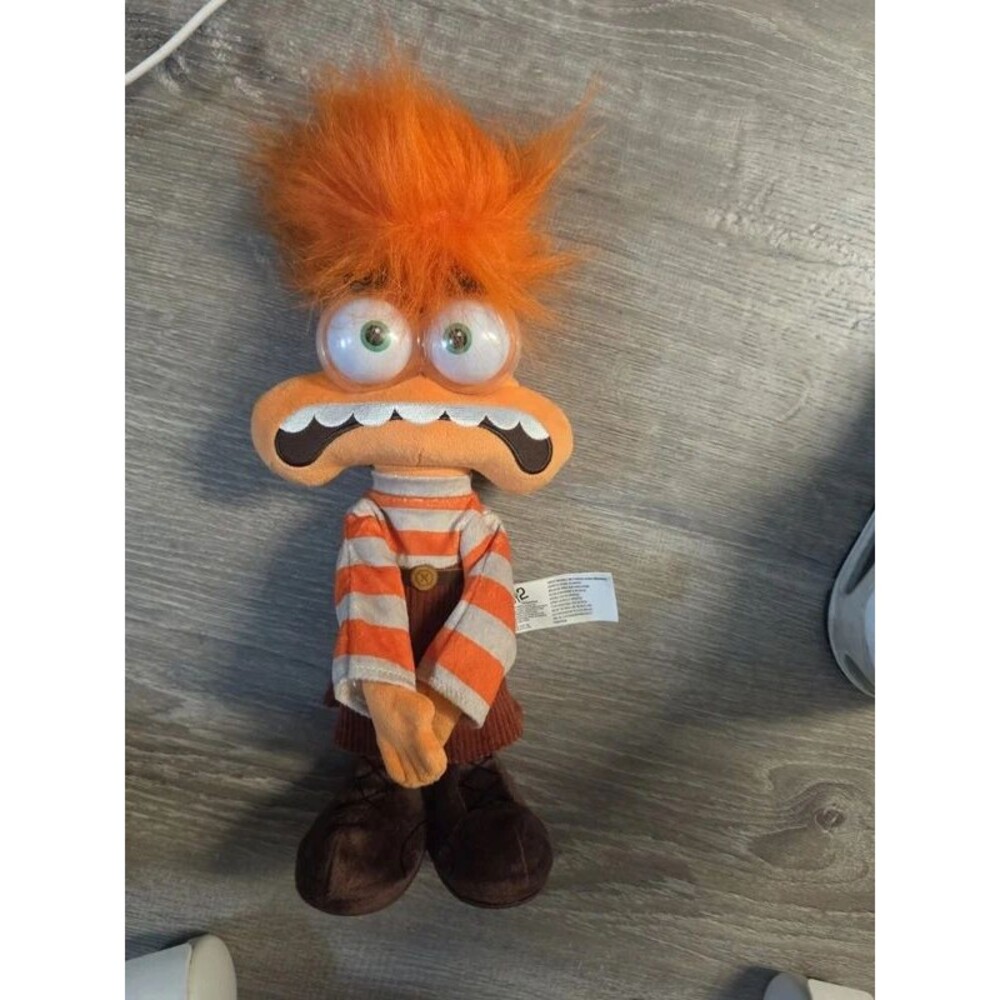 Just Play Inside Out 2 Anxiety Talking/Shaking Plush, 13 in, No Box
